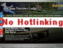 Tablet Screenshot of campnarrows.com